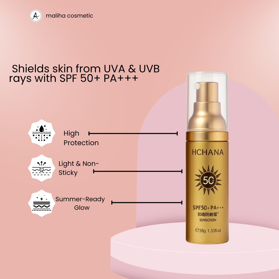 HCHANA Sunscreen SPF50+ PA+++ | UV Protection |