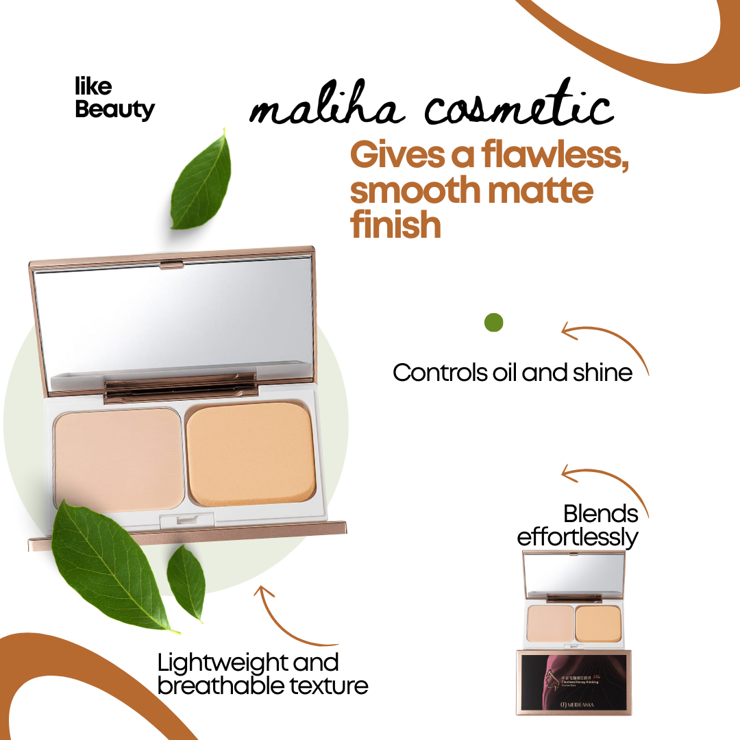 Premium Korean Compact | Long-Lasting Oil Control & Flawless Finish