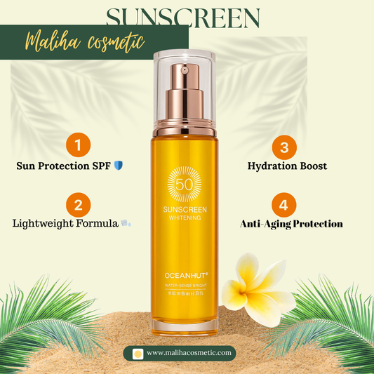 Korean SPF 50 Sunscreen – Lightweight, Non-Greasy