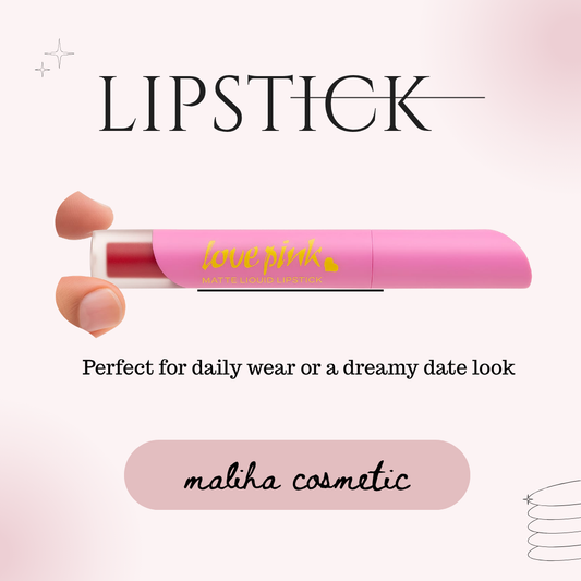 💋 Love Lipstick 💄 – Matte, Waterproof & Long-Lasting.