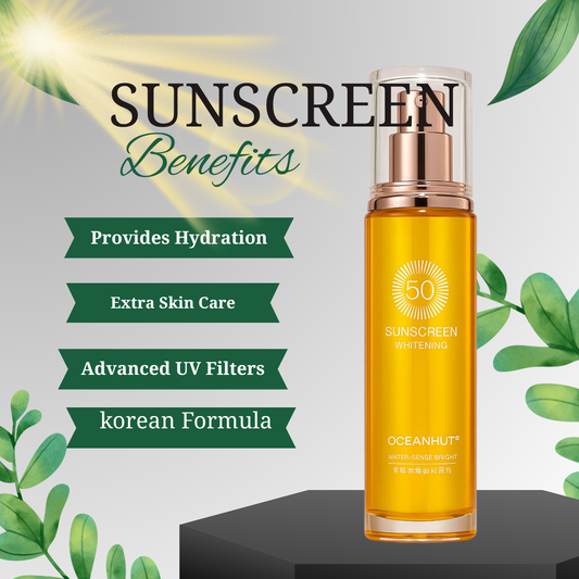 Korean SPF 50 Sunscreen – Lightweight, Non-Greasy